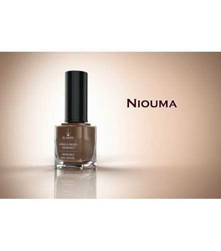 Nagellack Niouma Braun 13ml - El-Nabil